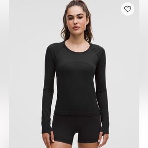 Lululemon swiftly tech long sleeve - black SIZE 12